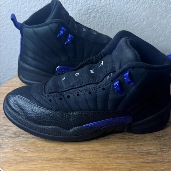 Nike Jordan 12 Retro Black Dark Concord size 8 display picture 3